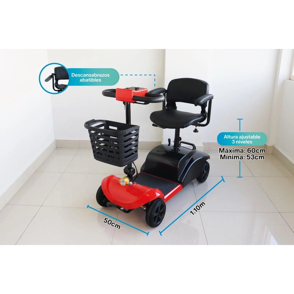Scooter de Movilidad Eléctrico 4 Ruedas Desarmable vista 5