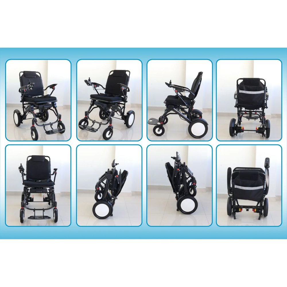 Silla de Ruedas Eléctrica Semi Fibra de Carbono 19 kg vista 6