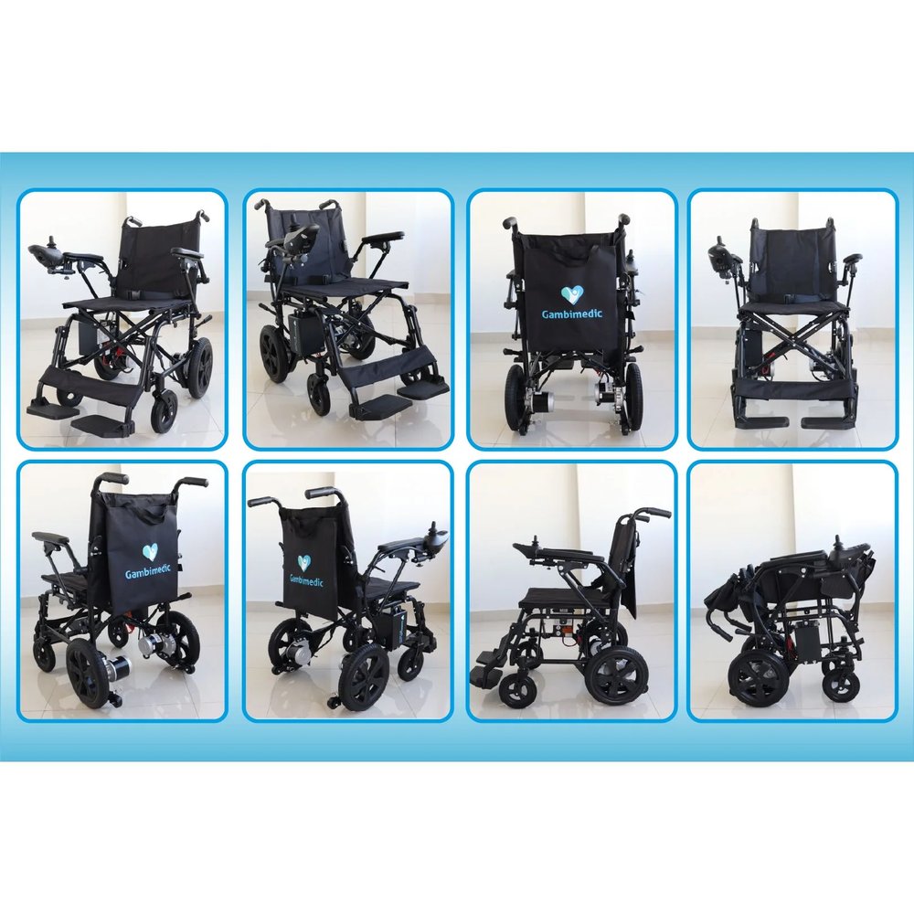 Silla de Ruedas Eléctrica de Acero 22 kg con Litio vista 7