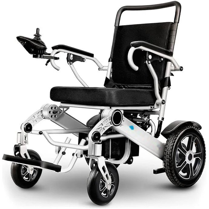 Silla de Ruedas Eléctrica Plegable de Aluminio 28 kg, 4 Amortiguadores vista 1
