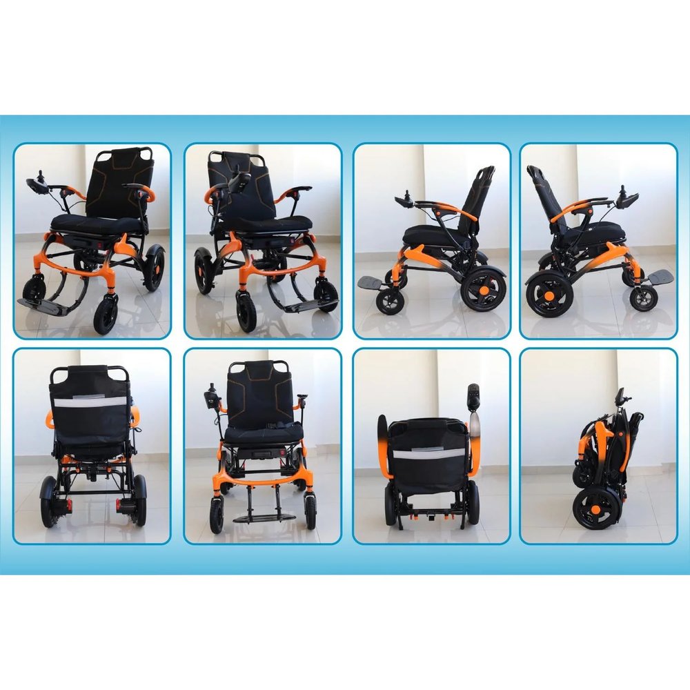 Silla de Ruedas Eléctrica de Aluminio + Fibra de Carbono 19 kg vista 4